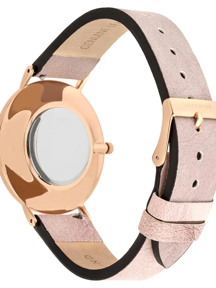 Quarzuhr in Rosa/ Roségold/ Weiß