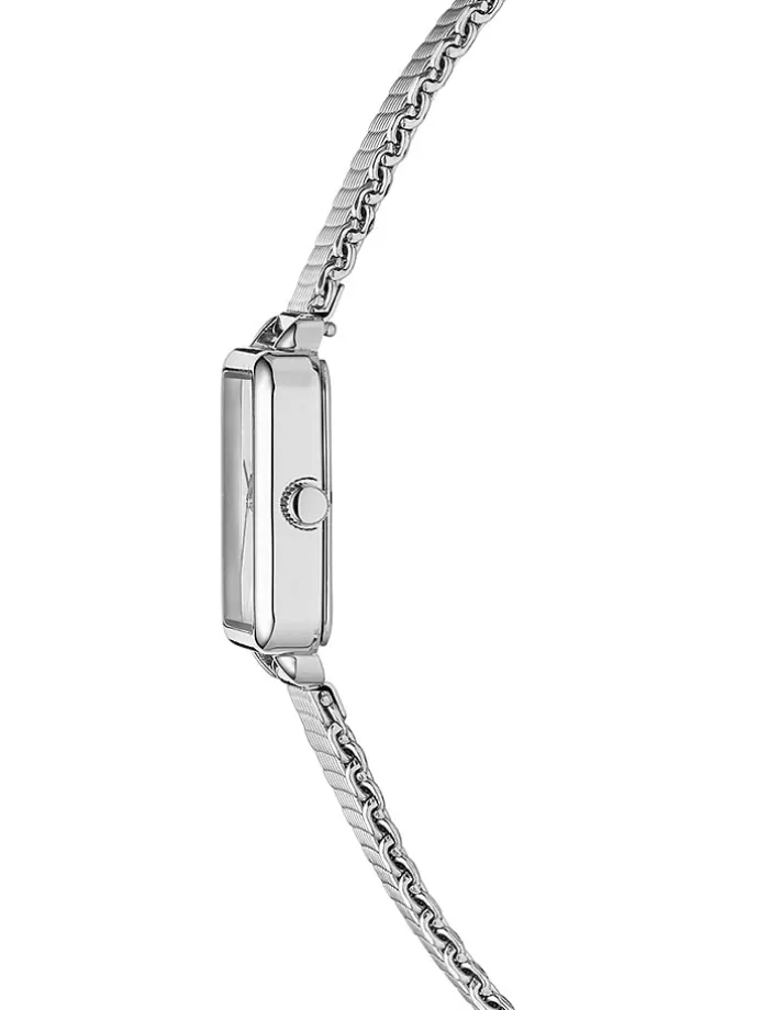 Quarzuhr in Silber