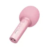Qware Kabelloses Karaoke Mikrofon mit Bluetooth & Lautsprecher in Rosa