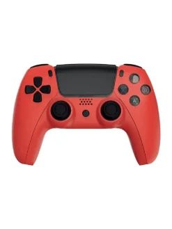 Qware Wireless Controller kompatibel mit PlayStation 4 in Rot