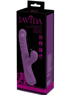 Rabbitvibrator 3 Function Rabbit Vibrator in lila