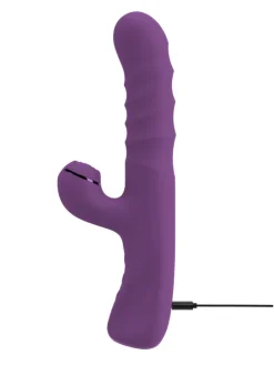 Rabbitvibrator 3 Function Rabbit Vibrator in lila
