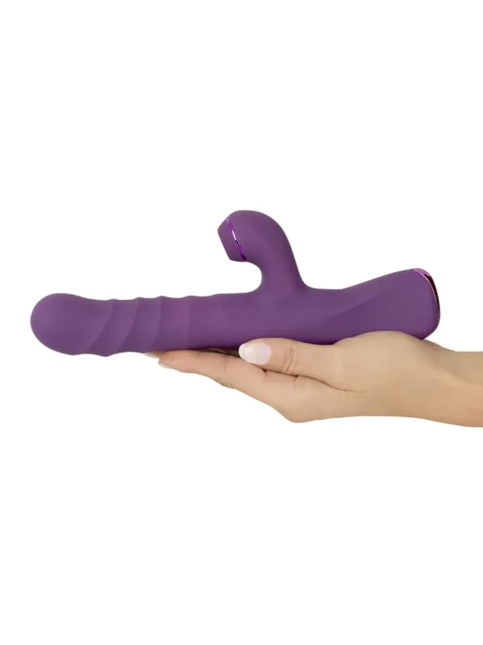Rabbitvibrator 3 Function Rabbit Vibrator in lila