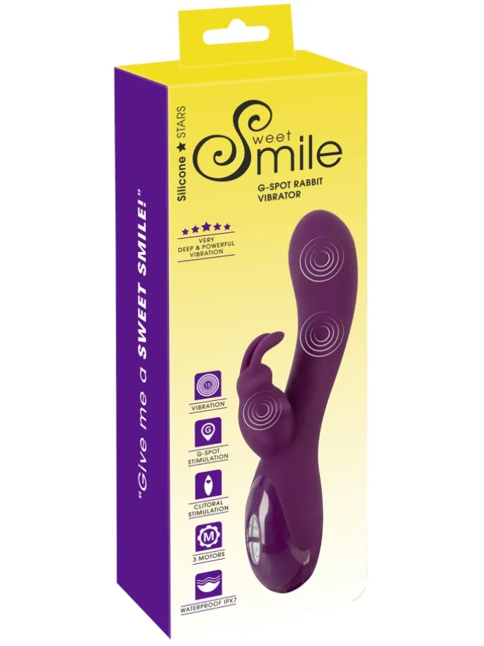 Rabbitvibrator G-Spot Rabbit Vibrator in lila