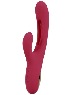 Rabbitvibrator Rabbit Vibrator with G-Spot Stimulation in rot