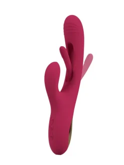 Rabbitvibrator Rabbit Vibrator with G-Spot Stimulation in rot