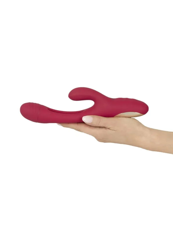 Rabbitvibrator Rabbit Vibrator with G-Spot Stimulation in rot