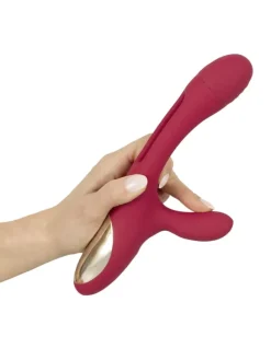 Rabbitvibrator Rabbit Vibrator with G-Spot Stimulation in rot