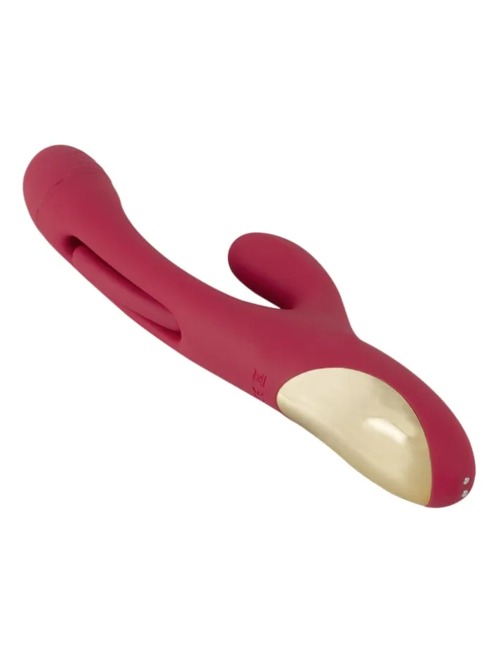 Rabbitvibrator Rabbit Vibrator with G-Spot Stimulation in rot