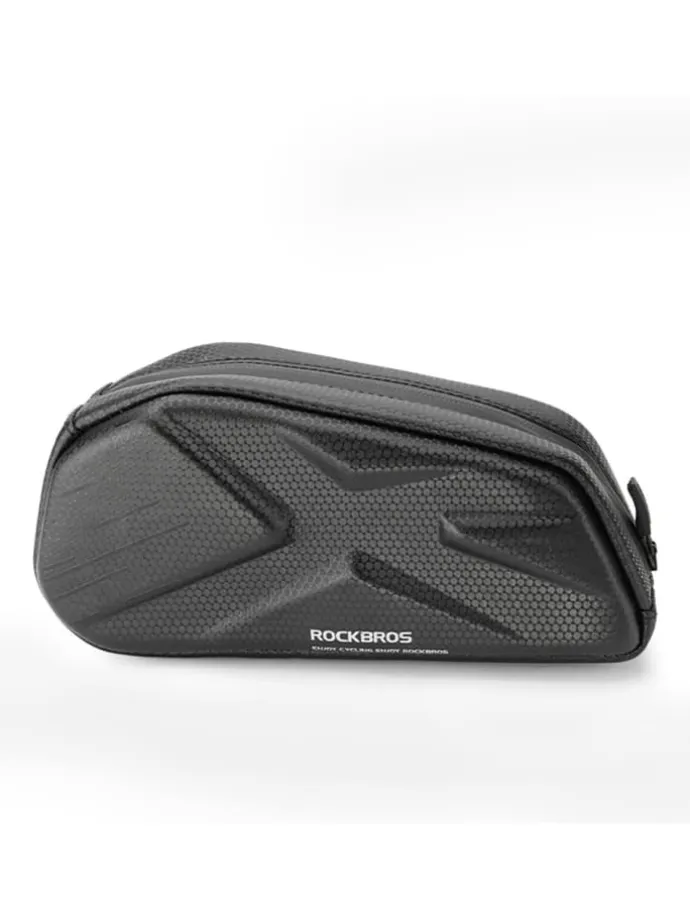 Rahmen-Fahrradtasche 1,4l starr – Schwarz
