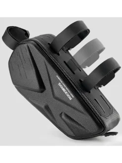 Rahmen-Fahrradtasche 1,4l starr – Schwarz