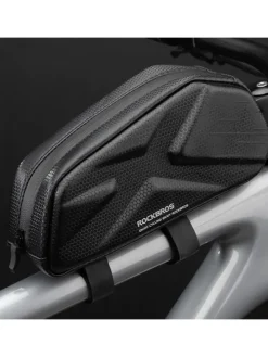 Rahmen-Fahrradtasche 1,4l starr – Schwarz
