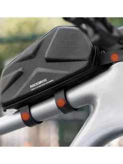 Rahmen-Fahrradtasche 1,4l starr – Schwarz