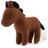Rassel "Horse Hildur" in Braun - ab Geburt