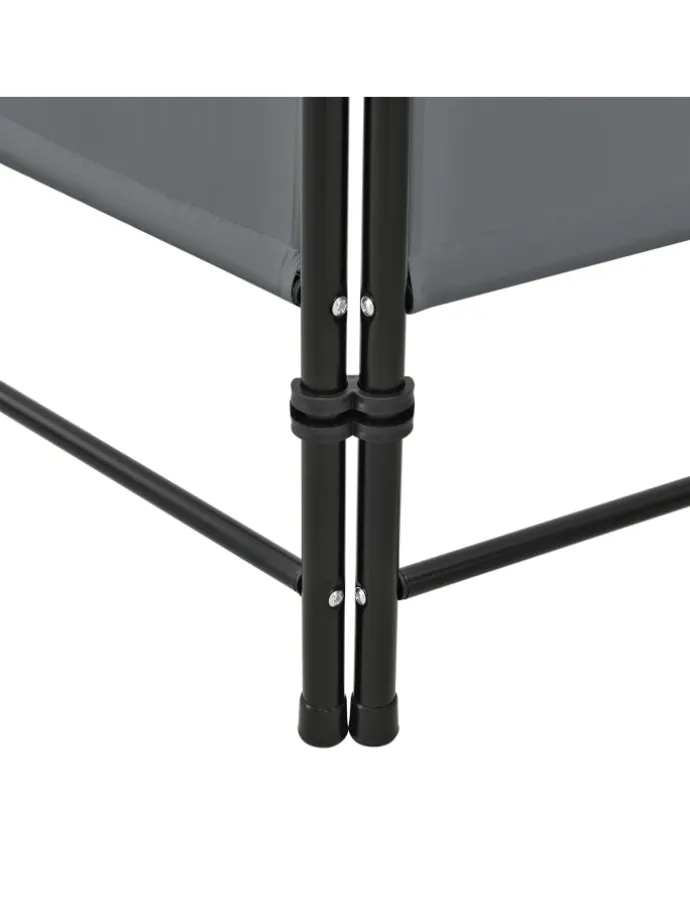 Raumteiler Saragossa 4-teilig in Grau (H)171cm (B)160cm