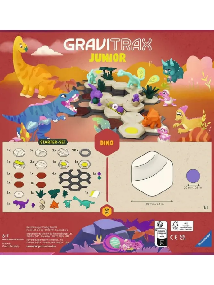 Ravensburger Bauspiel Starter-Set S Dino in bunt