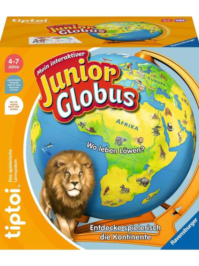 Ravensburger Lernspiel Mein interaktiver Junior Globus in bunt