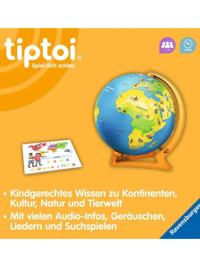 Ravensburger Lernspiel Mein interaktiver Junior Globus in bunt