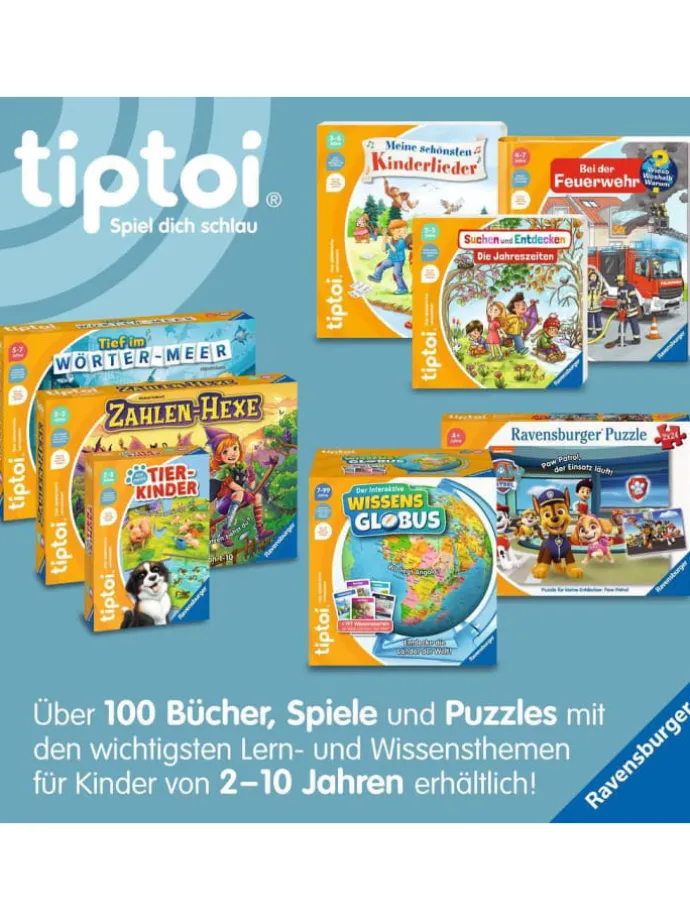 Ravensburger Lernspiel Mein interaktiver Junior Globus in bunt