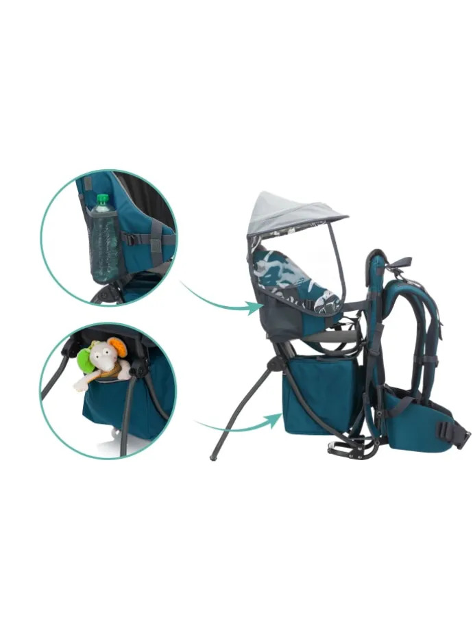 Rückentrage Explorer Elite Exklusiv in Aqua