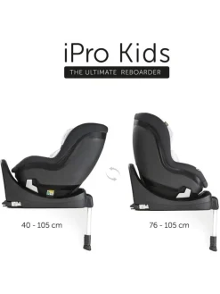Reboard Kindersitz iPro Kids - i-Size (bis in blau,silber