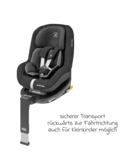 Reboarder-Kindersitz Pearl Pro 2 i-Size ab in schwarz
