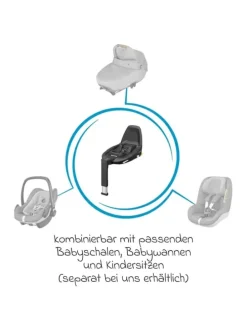 Reboarder-Kindersitz Pearl Pro 2 i-Size ab in schwarz