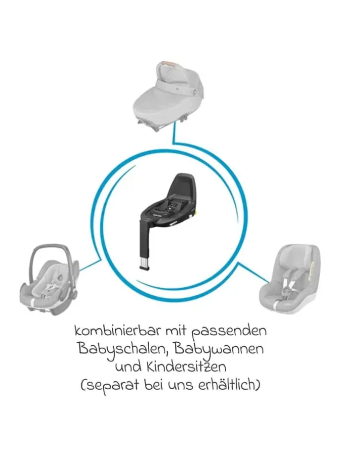 Reboarder-Kindersitz Pearl Pro 2 i-Size ab in schwarz
