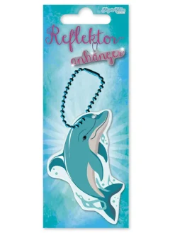Reflektoranhänger "Delfin" in Hellblau - ab 3 Jahren