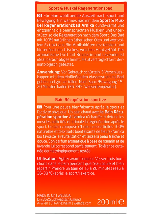 Regenerationsbad "Sport & Muskel", 200 ml