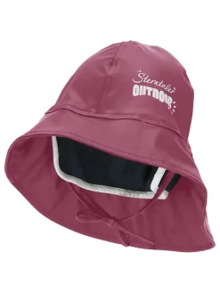 Regenhut in Pink