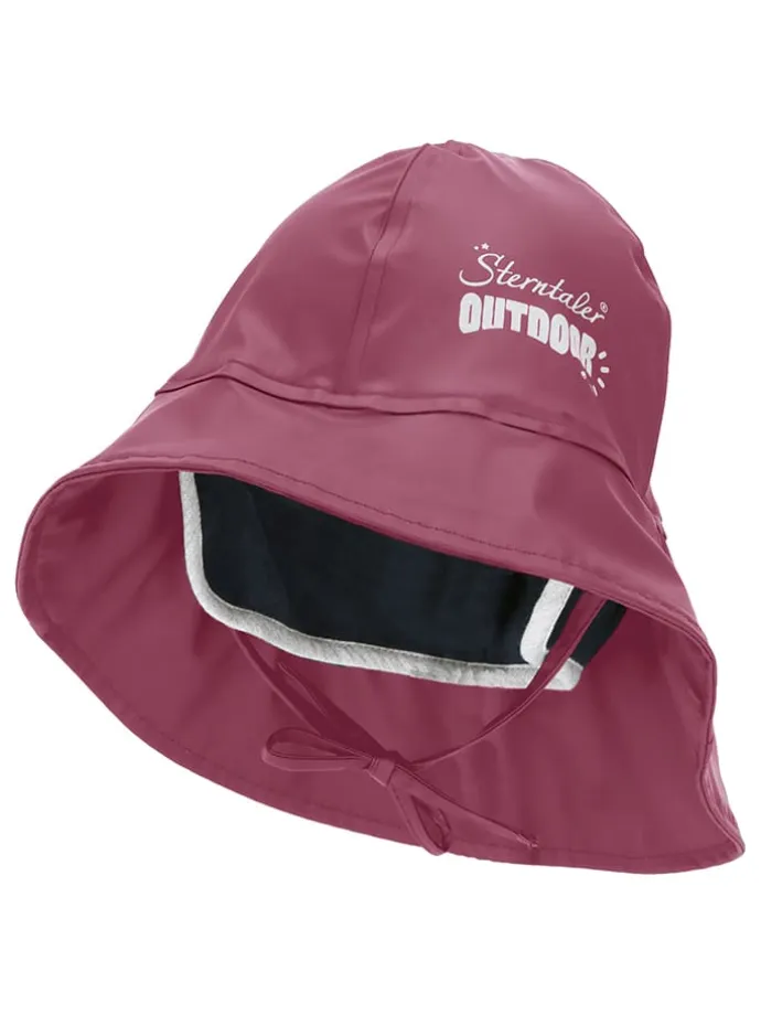 Regenhut in Pink
