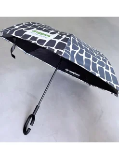 Regenschirm Crocodile in grau