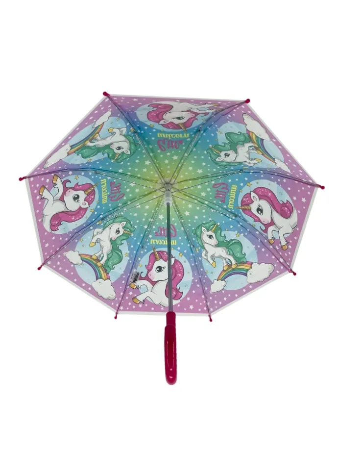 Regenschirm Einhorn in Mehrfarbig