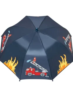 Regenschirm Feuerwehr in Marine