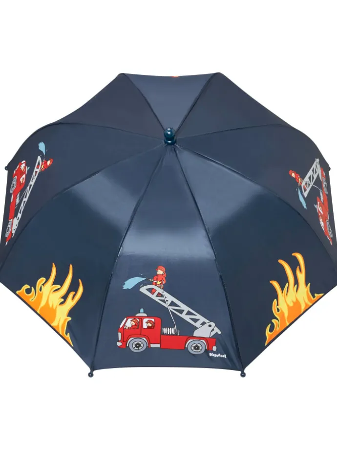 Regenschirm Feuerwehr in Marine