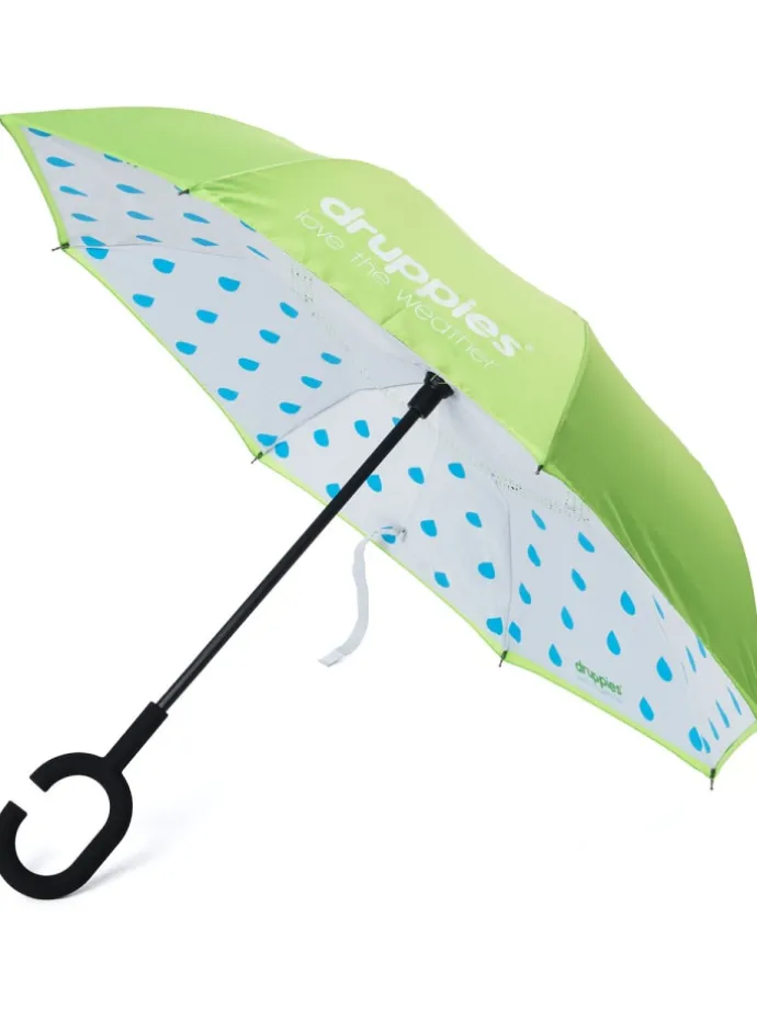 Regenschirm in frisgroen