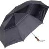 Regenschirm in Schwarz - Ø 130 cm