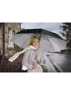 Regenschirm in Schwarz - Ø 130 cm