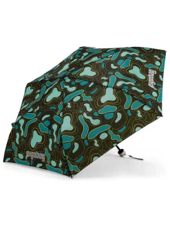 Regenschirm in Schwarz/ Türkis