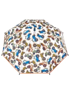 Regenschirm in Weiß/ Bunt