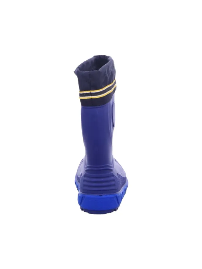 Regenstiefel Gefüttert in blau