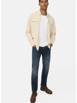 Regular Fit 5-Pocket Hose in Dunkelblau
