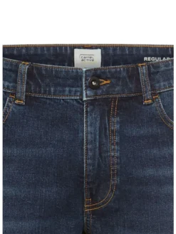 Regular Fit 5-Pocket Hose in Dunkelblau