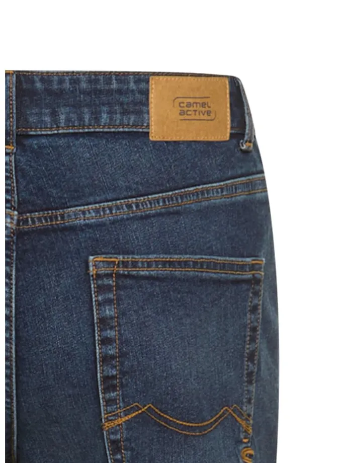 Regular Fit 5-Pocket Hose in Dunkelblau