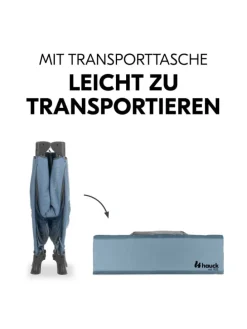 Reisebett & Laufgitter Sleep N Play SQ Set in blau