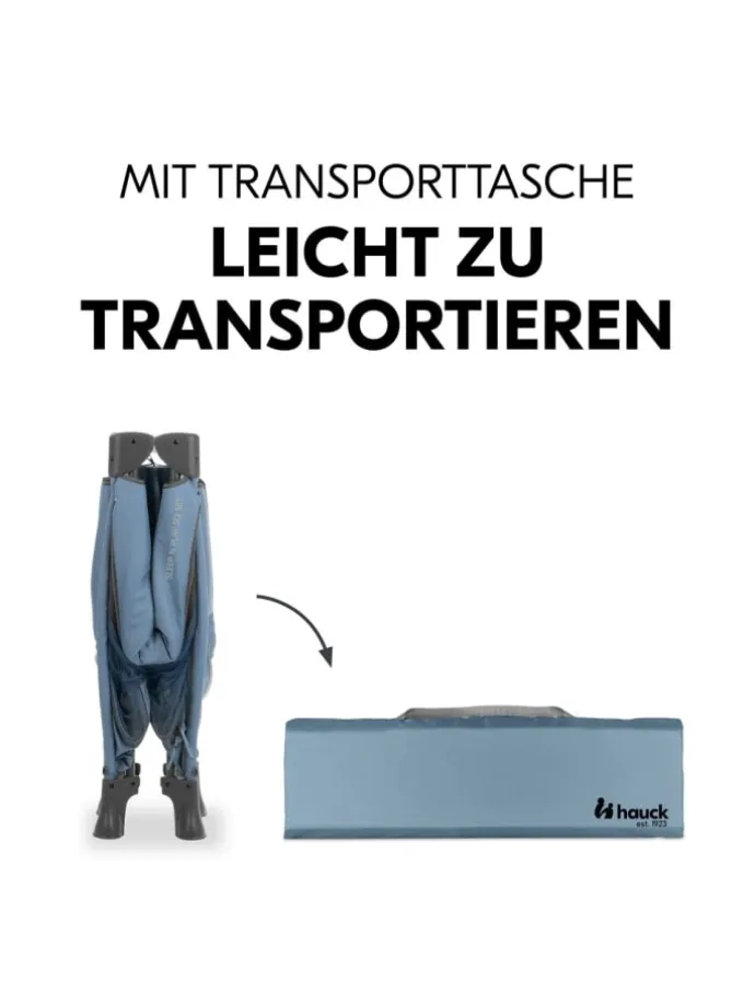 Reisebett & Laufgitter Sleep N Play SQ Set in blau