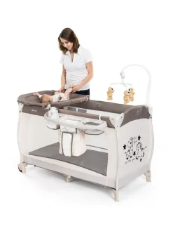 Reisebett Babycenter - Zoo in beige,braun,motiv