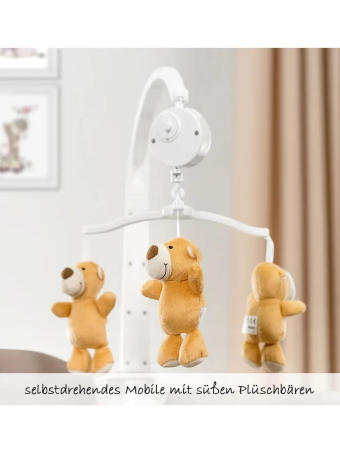 Reisebett Babycenter - Zoo in beige,braun,motiv