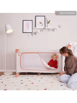 Reisebett Dream N Play Plus (mit seitlichem in grau,gruen